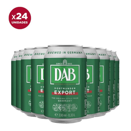 Cerveza Dab Lata 24 unidades 330 ml
