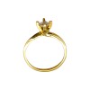 Anillo Solitario-Oro bajo-Piedra Zirconia-AN8078 conpiedra