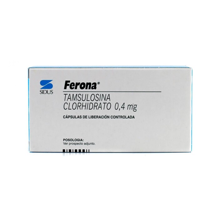 FERONA 0,4MG CJ X 30 COMP. única