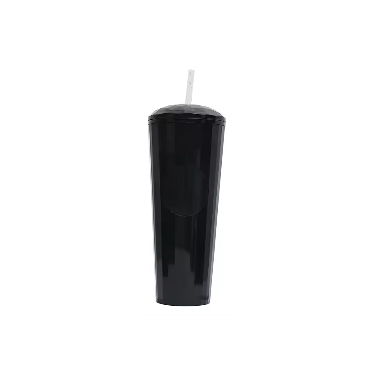 Vaso Reutilizable con Sorbito - Negro 