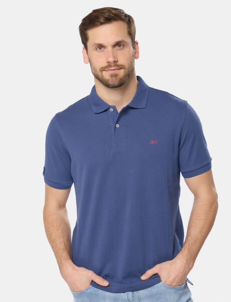 REMERA POLO LISA PIQUÉ Piedra