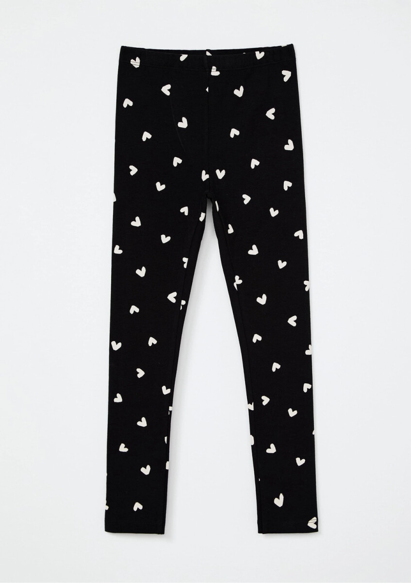 PANTALON LEGGING FEM - NEGRO 