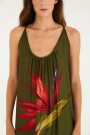 VESTIDO LARGO Verde
