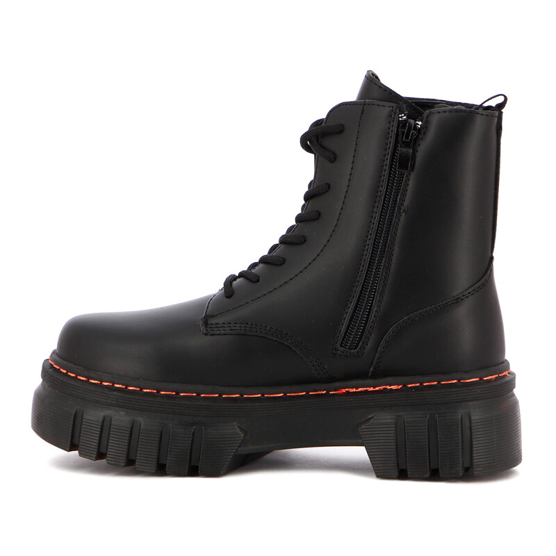 Darkness Bota Dama Plataforma - Negro Negro