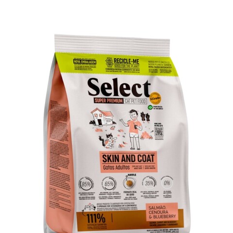 SELECT GATO ADULTO 1.5KG SKIN AND COAT 1.5KG