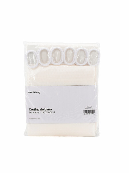 CORTINA POLIESTER DIAMANTE BEIGE