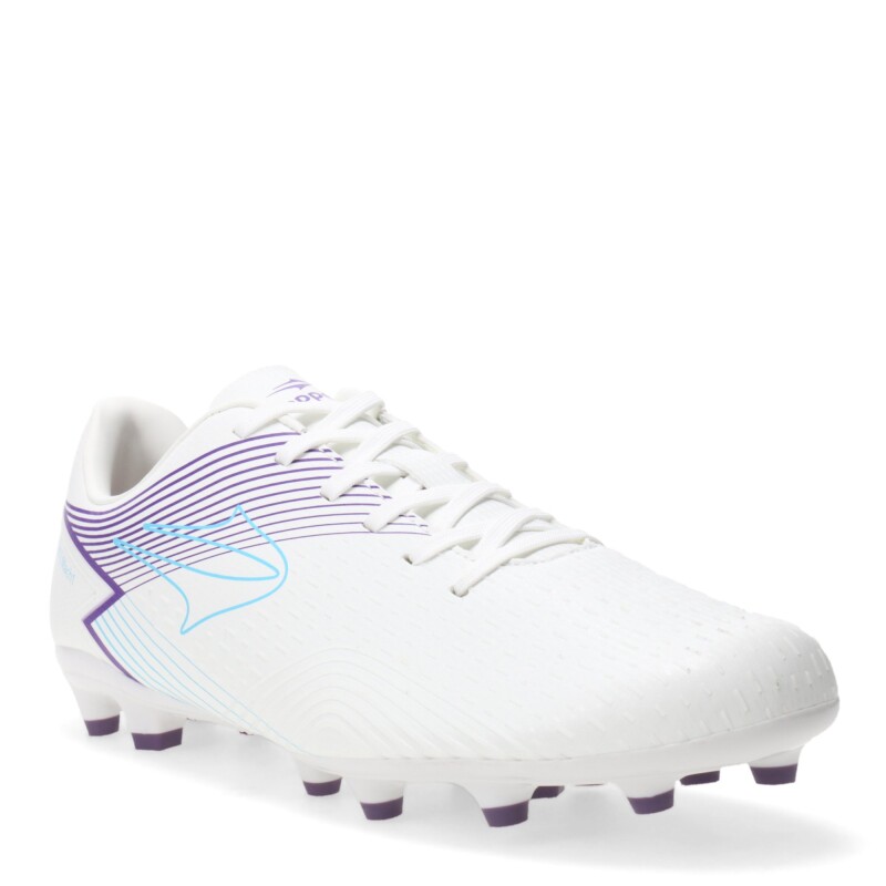 Championes de Hombre Topper Stingray III Mach 1 FG Blanco - Violeta - Celeste
