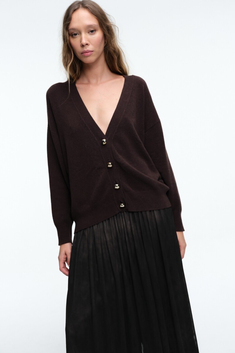 CARDIGAN Marron