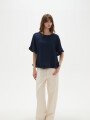 Blusa Abbas Azul Marino