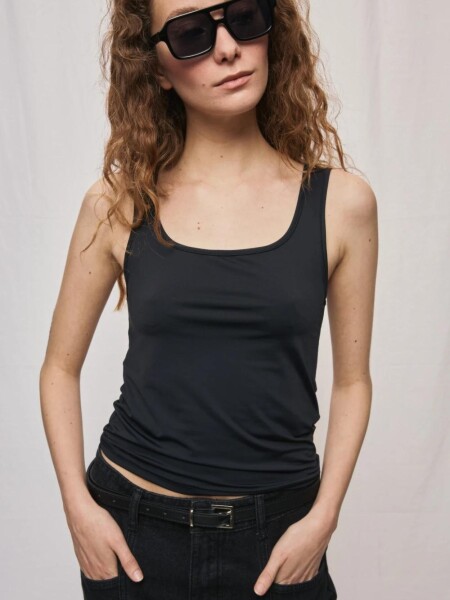 MUSCULOSA D.CASSIN MISTIC BAS NEGRO