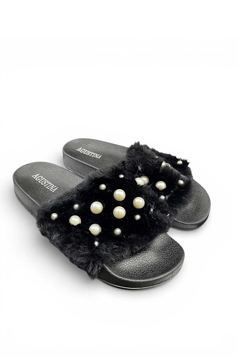 SANDALIA FAJA PELUDITA PERLAS KIDS 