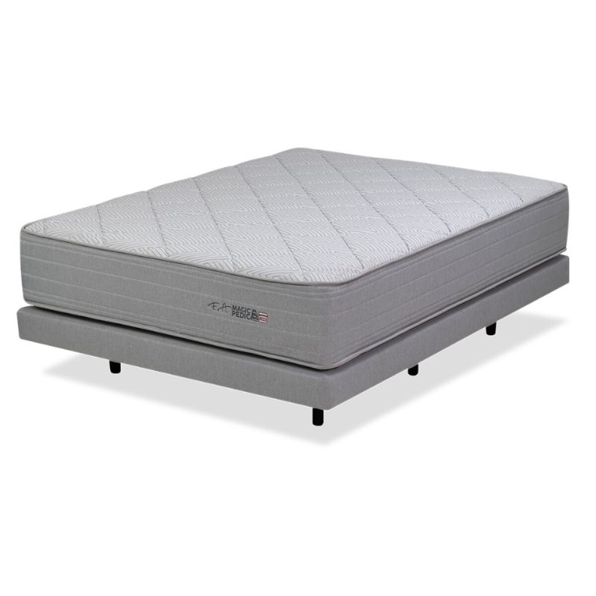 Somier Espuma extra firme Magic Pedic - 2 Plazas 138x188x30 