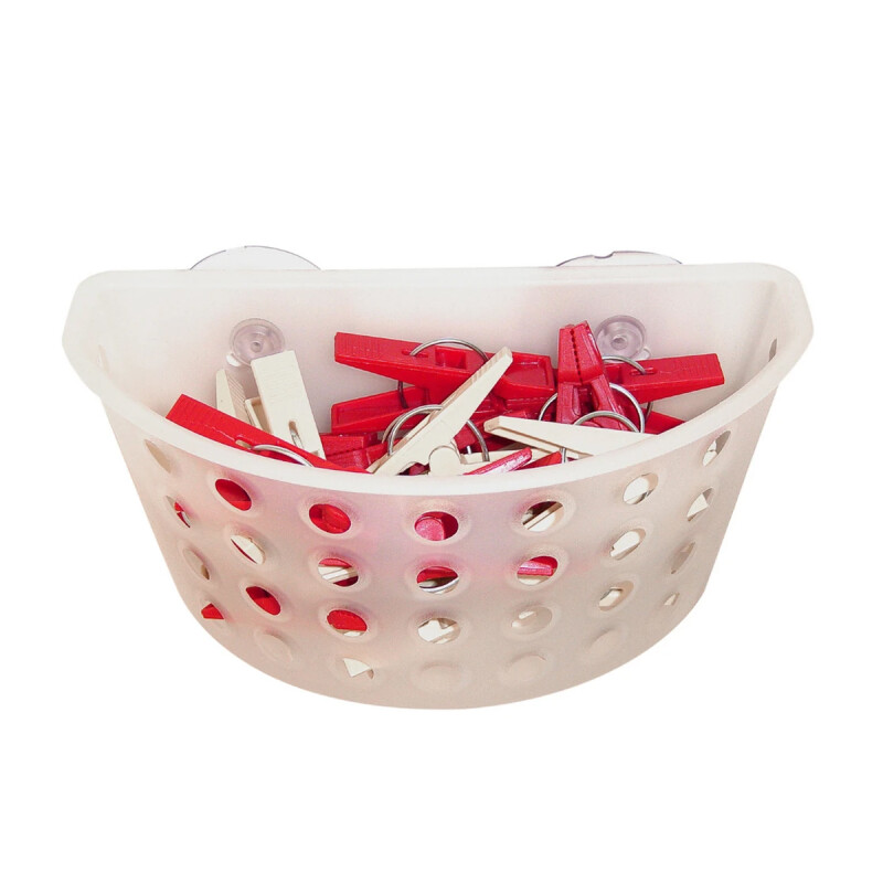 Soporte con ventosas TRANSPARENTE