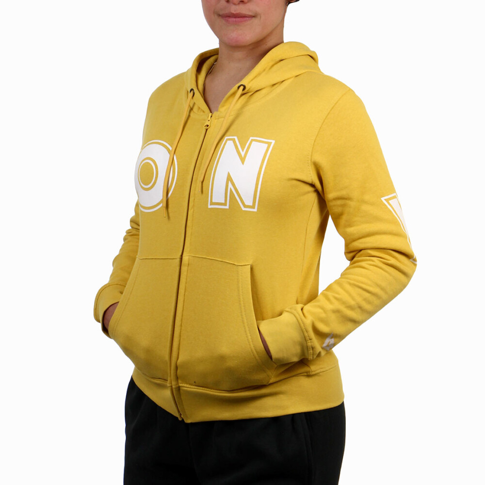 Pony mujer campera c/capucha-mostaza Mostaza