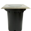 SPOT EMB GU10 CUADRADO ALUM E INOX GRIS SPOT EMB GU10 CUADRADO ALUM E INOX GRIS