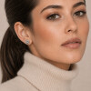 Caravanas Liora de Oro Blanco 18k con Brillantes Caravanas Liora de Oro Blanco 18k con Brillantes