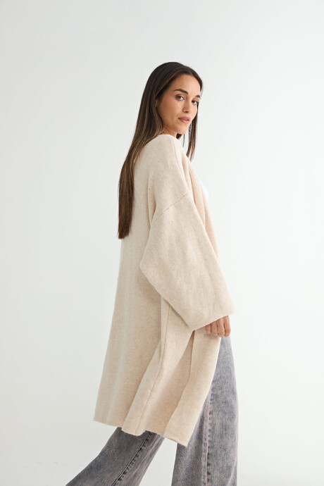 SACO TEJIDO ALHELÍ BEIGE