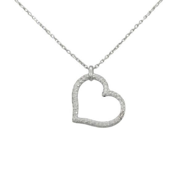 Dije Corazón facetado-Plata 925 inflada-Sin Piedra-CP3261 Sinpiedra