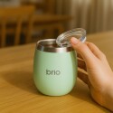 MATE ACERO INOXIDABLE CON TAPA VERDE MATE ACERO INOXIDABLE CON TAPA VERDE