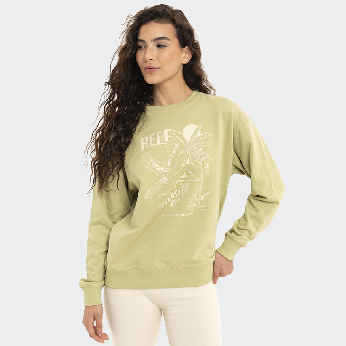 Buzo Reef Round Neck W - Verde 