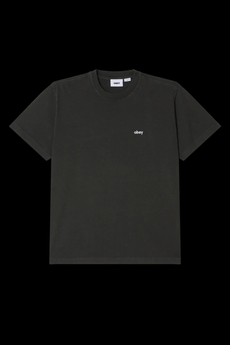 LOWERCASE PIGMENT TEE SS Negro