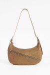 Bandolera simil suede verde