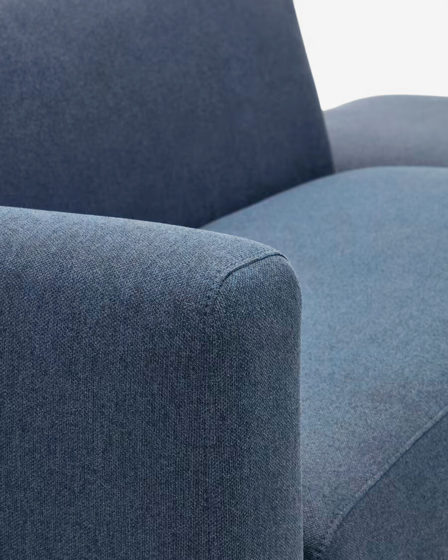 Sofá modular Neom 2 plazas con terminal azul 244 cm