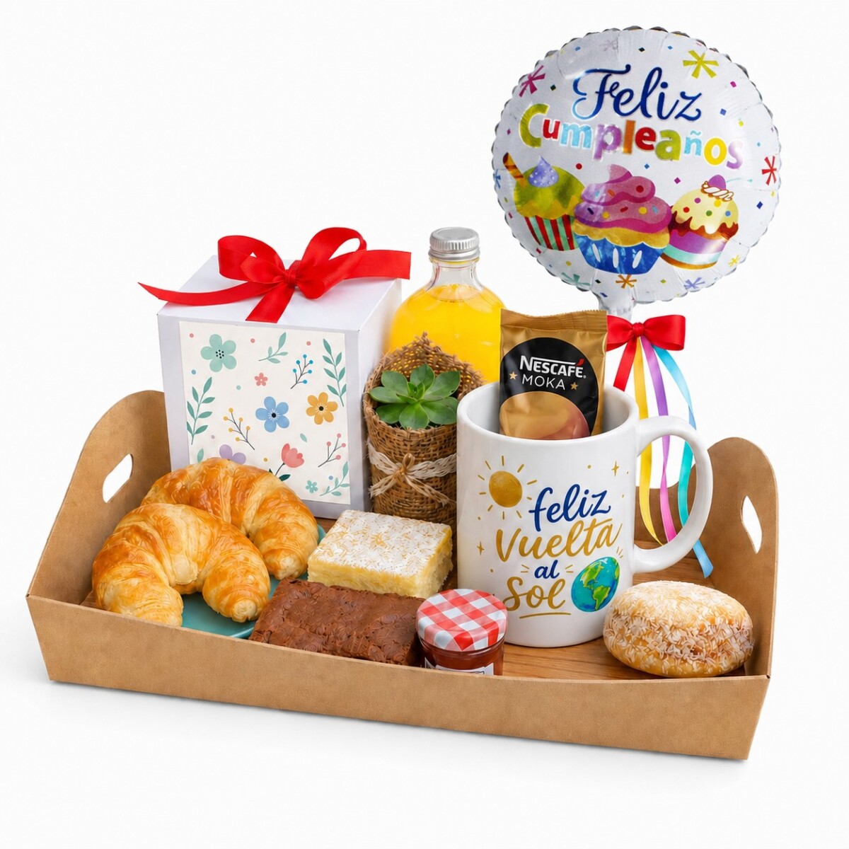 Desayuno Sorpresa Cumpleaños con Globo y Taza 