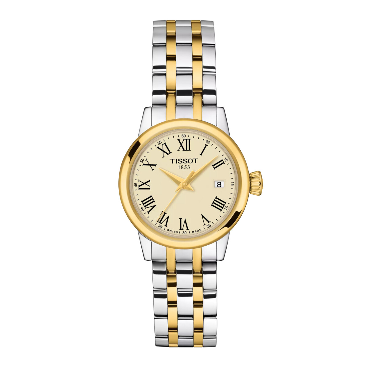 Reloj Tissot Classic Dream Lady T1292102226300 Acero En Oro Amarillo Para Mujer 
