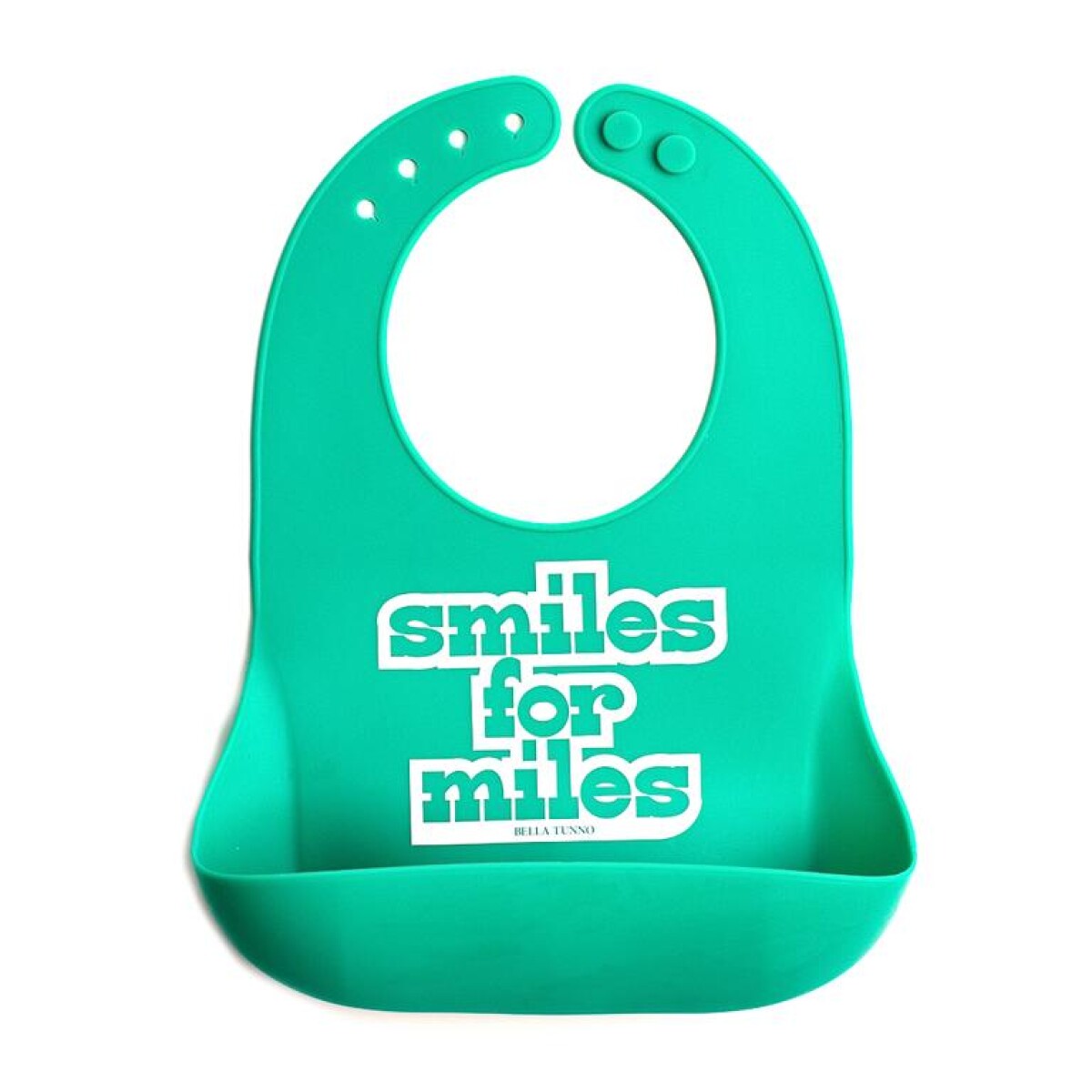 Babero de silicona con bolsillo - Smile for miles 