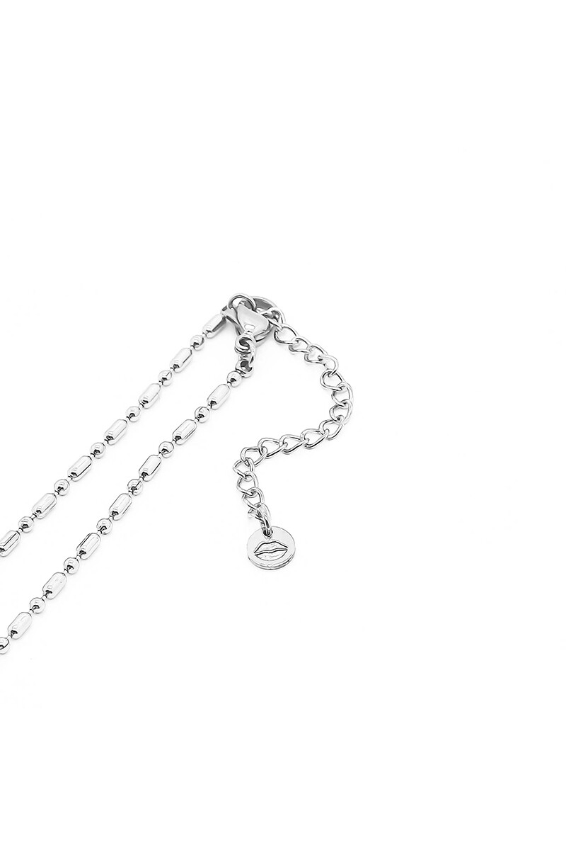 Collar Dijes Oreiro plateado