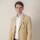 Saco Tencel Slim Fit Beige
