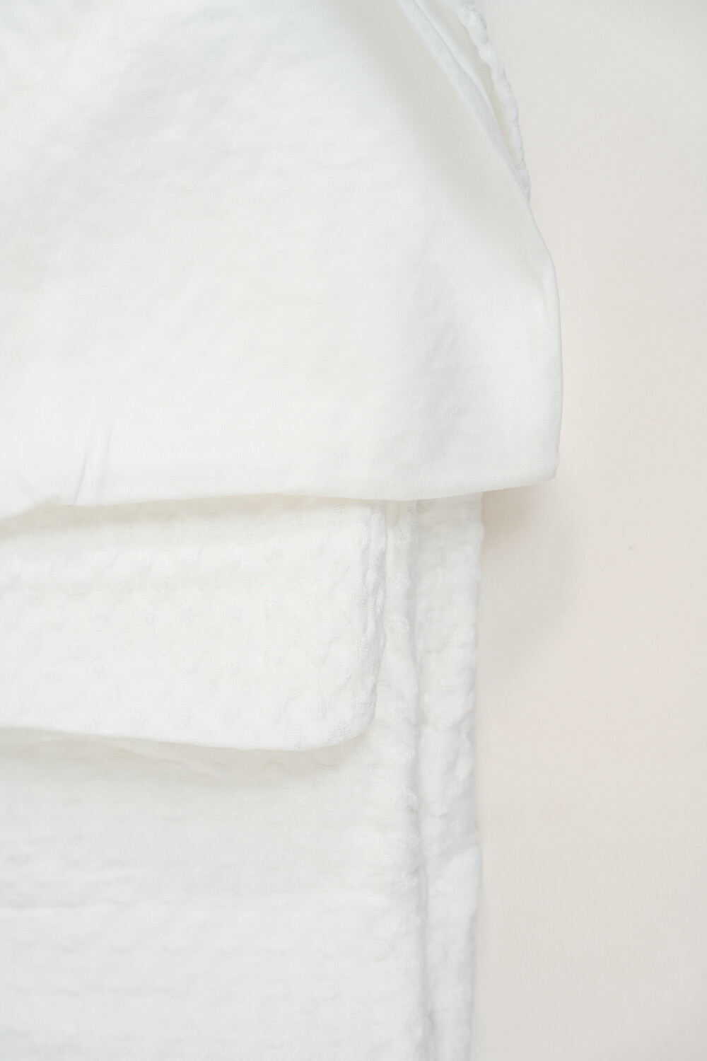 Funda Nórdica 1 Plaza Microfibra Washed Blanco