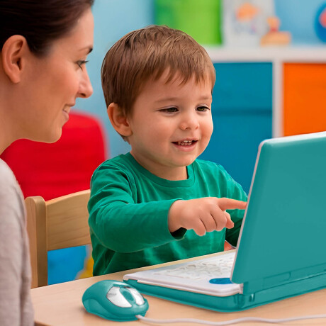 Computadora Laptop Infantil Educativa En Español Azul