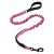 Correa Paseo Perro Elástico Doble Agarre Anti tirones 180cm Variante Color Rosa