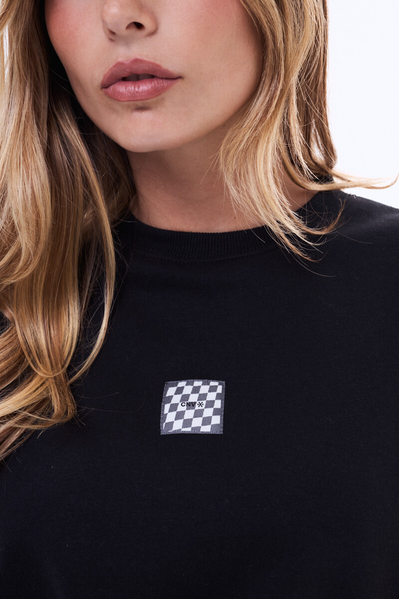 Buzo de felpa Bello Negro