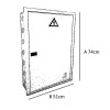 TABLERO EMB. METAL DIN 48TM C/BARRA RSTN +T < 63A TABLERO EMB. METAL DIN 48TM C/BARRA RSTN +T < 63A