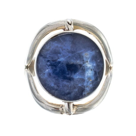 Anillo de plata 925 con nácar y lapiz lazuli Anillo de plata 925 con nácar y lapiz lazuli