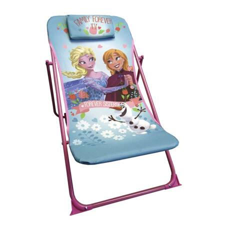 Silla Reposera Frozen Disney 3 Niveles Y Broche Seguridad Multicolor