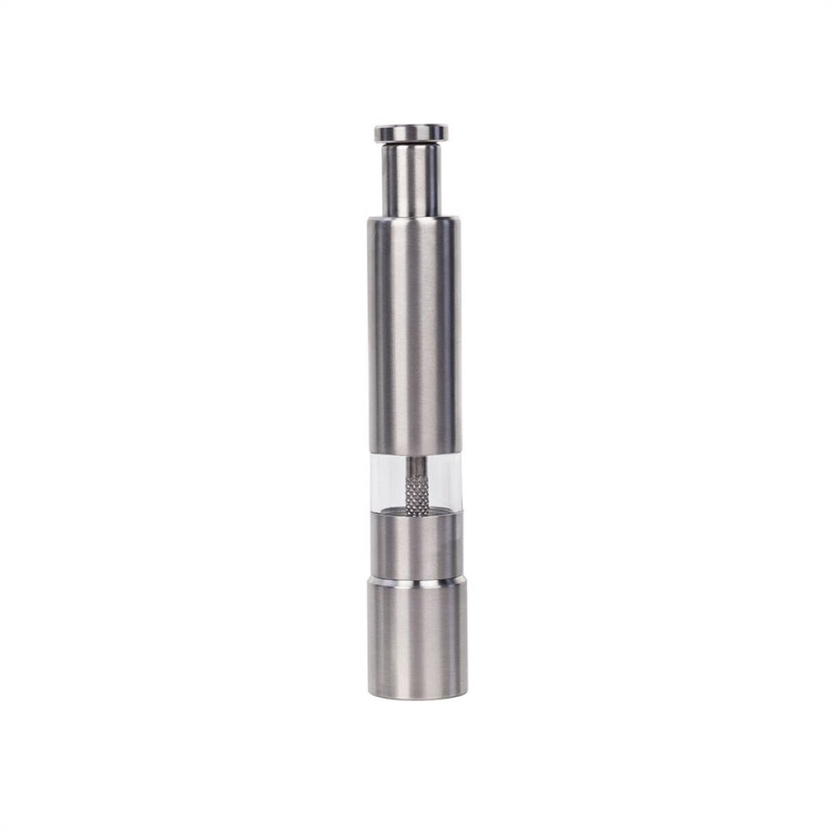 MOLINILLO MANUAL PARA SAL Y PIMIENTA 2.7X15CM AC.INOX 
