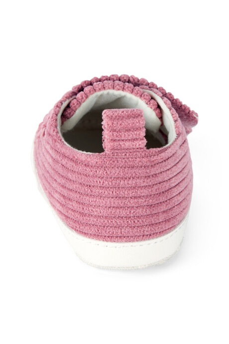 Zapatillas de pana, con velcro Sin color