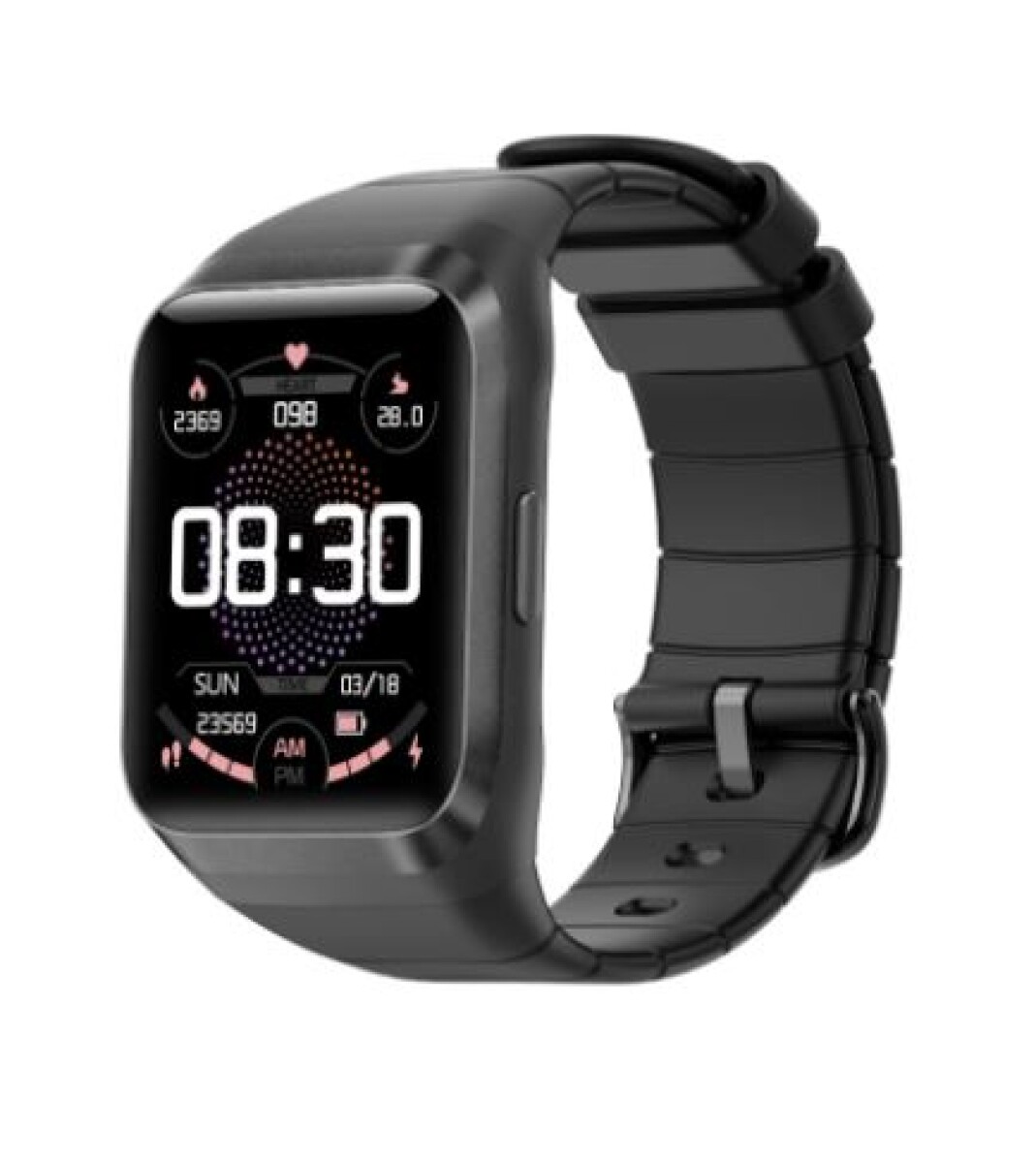 Reloj Mistral Smart Silicona Negro 