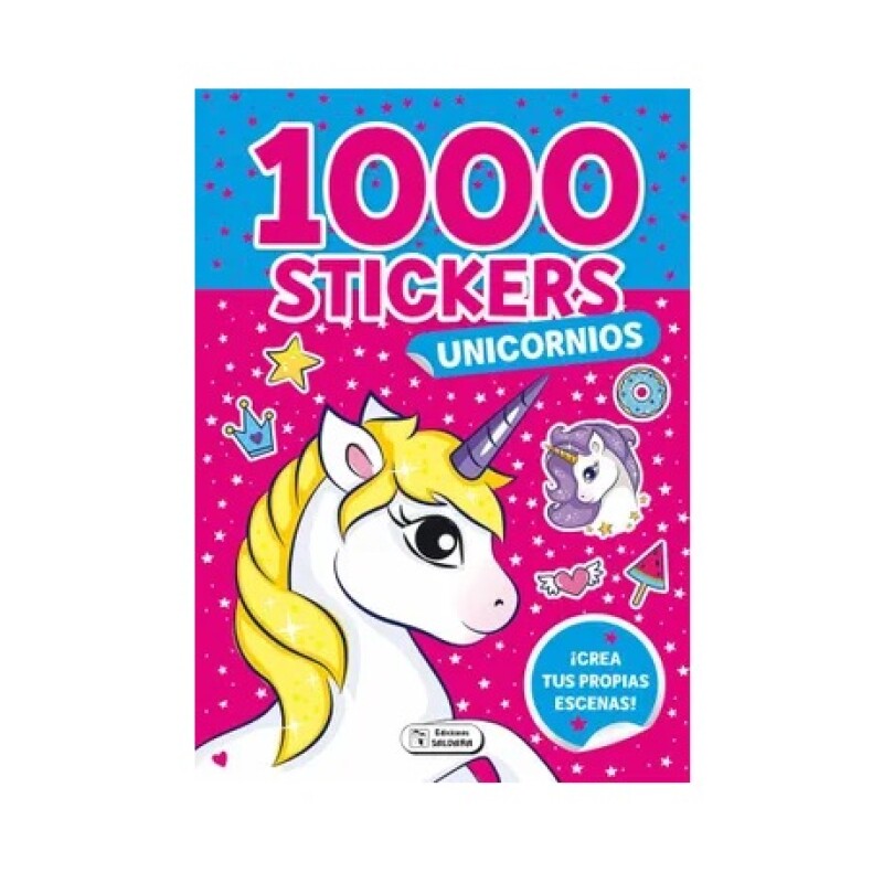 1000 Stickers Unicornios- 1000 STICKERS UNICORNIOS