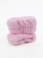 SET VINCHA PARA MAQUILLAJE ROSADO