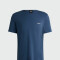 HUGO BOSS Camiseta de Algodón Elástico con Logo Bordado Violeta