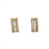Caravanas Princesa Zirconia y oro - Oro bajo - Zirconia - CA8133 conpiedra