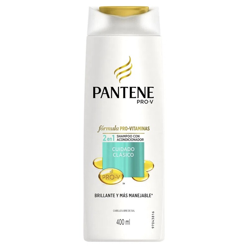Shampoo Pantene Clásico 2en1 400 Ml. Shampoo Pantene Clásico 2en1 400 Ml.