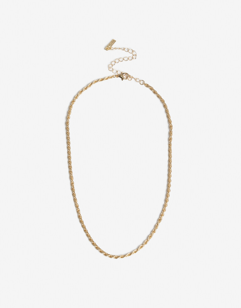 Collares Cortos Metal Set De Collares Biplating - Dorado