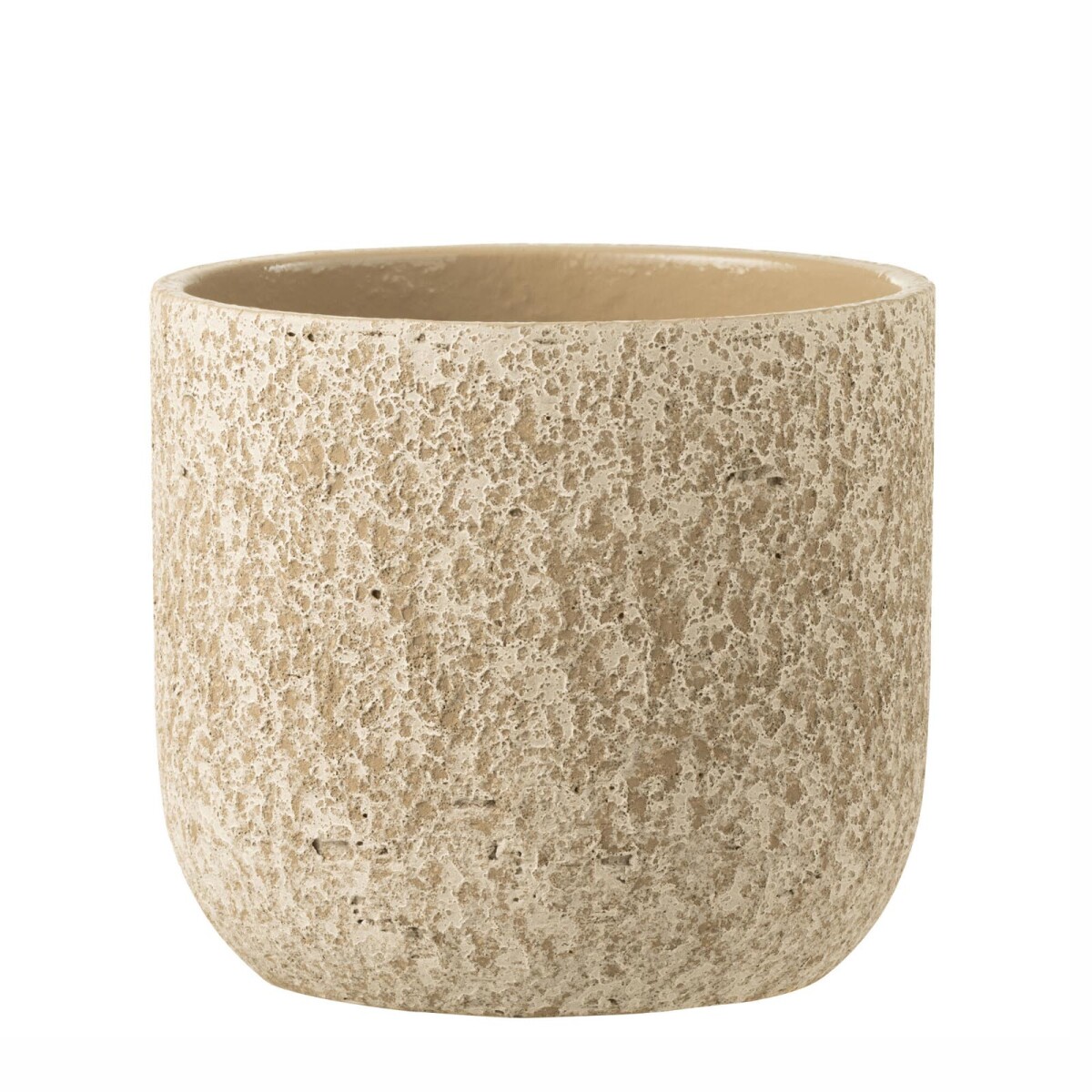 MACETA - CERAMICA NATURAL-BEIGE RUSTIC 