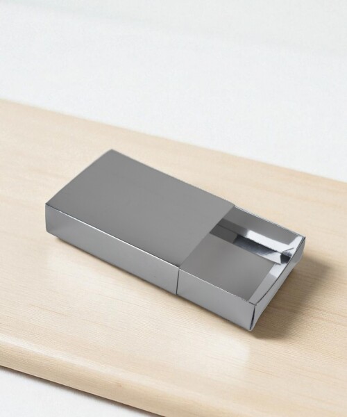 Caja fosforo 10x14x3 cm. PLATA